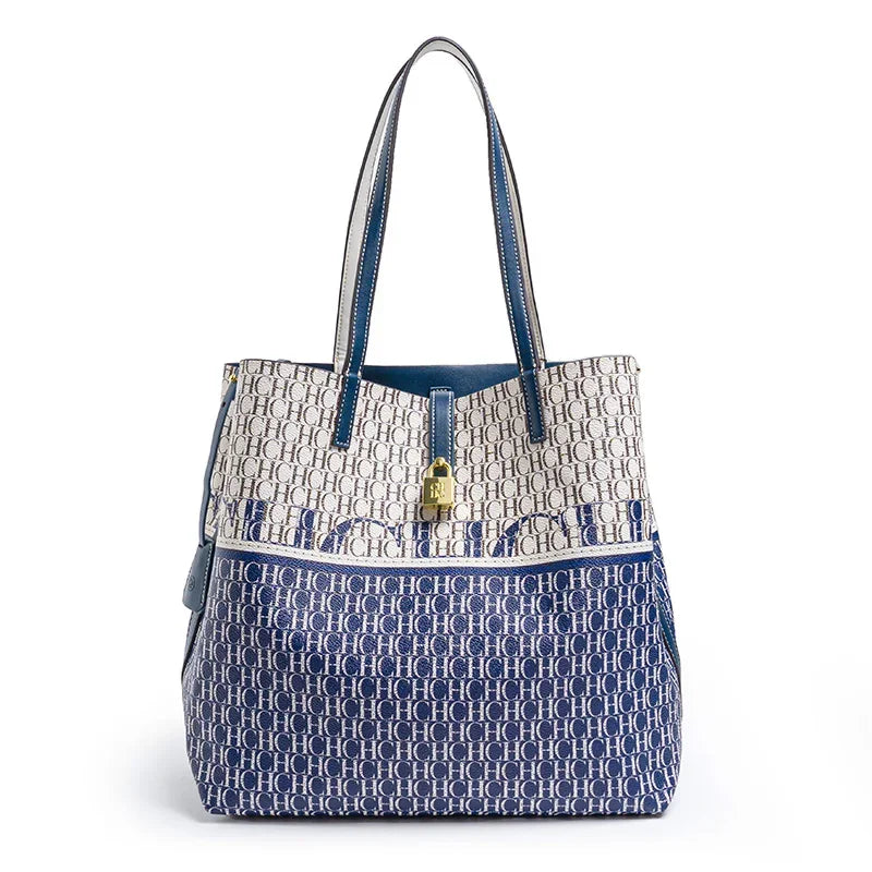 Simple Atmosphere Style Women's Handbag Fashion Women's Handbag Unique Print Design Women's Large Capacity Commuter Bag