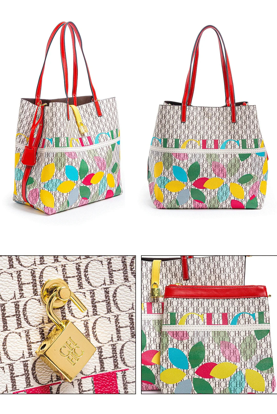 Simple Atmosphere Style Women's Handbag Fashion Women's Handbag Unique Print Design Women's Large Capacity Commuter Bag