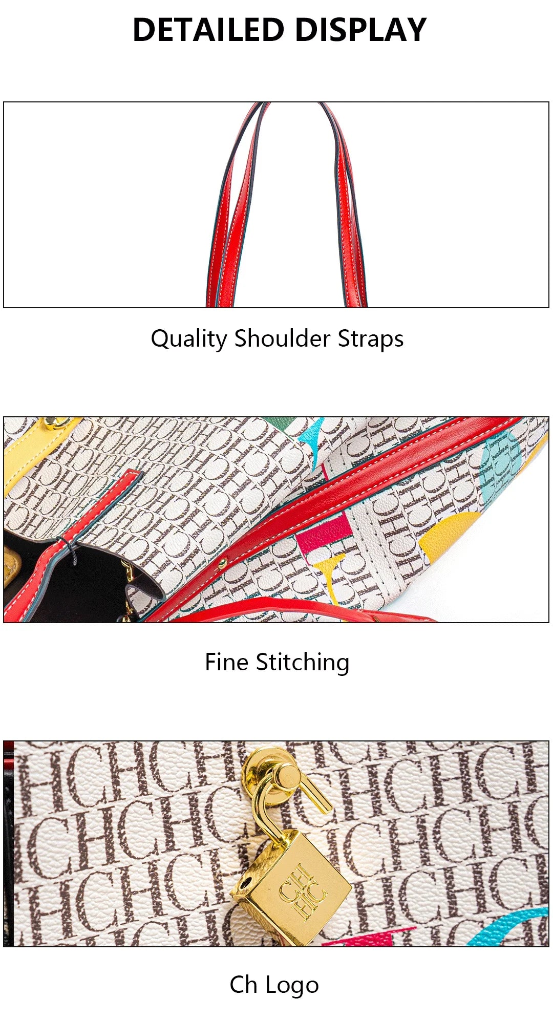Simple Atmosphere Style Women's Handbag Fashion Women's Handbag Unique Print Design Women's Large Capacity Commuter Bag