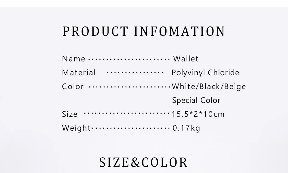 CHCH-Women's Cartoon Printing Long Wallet Retro Classic Wallet PVC Material Fashion Simple Large Capacity Bags